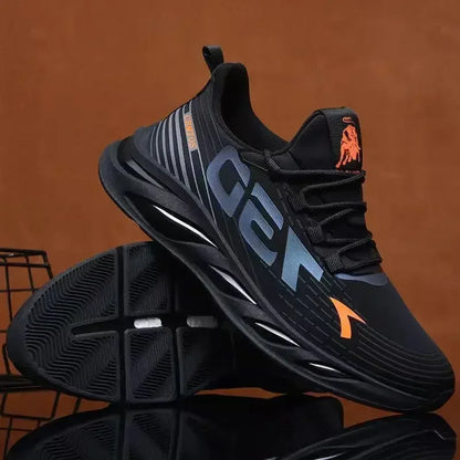 Men’s Shoes New Summer Breathable Mesh Tide Brand Sports Leisure Running Lightweight Red Boom Fashion Shoes