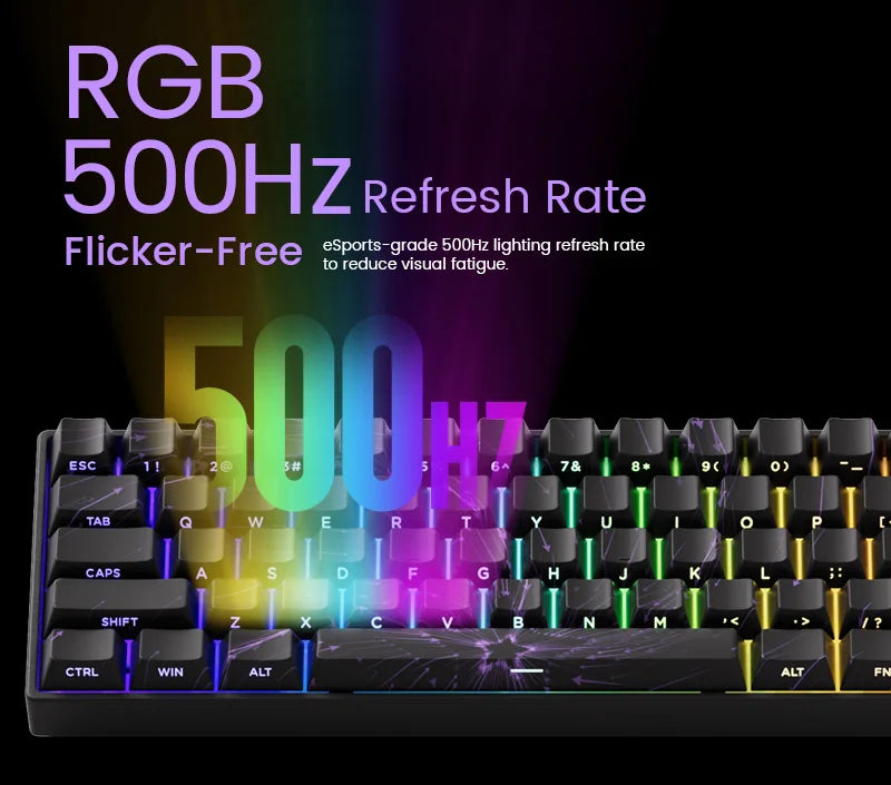 Akko MonsGeek FUN60 PRO&MAX HE Machanical Keyboard Magnetic Switch 60%  Gaming Keyboard Rapid Trigger 8K Custom Keyboard
