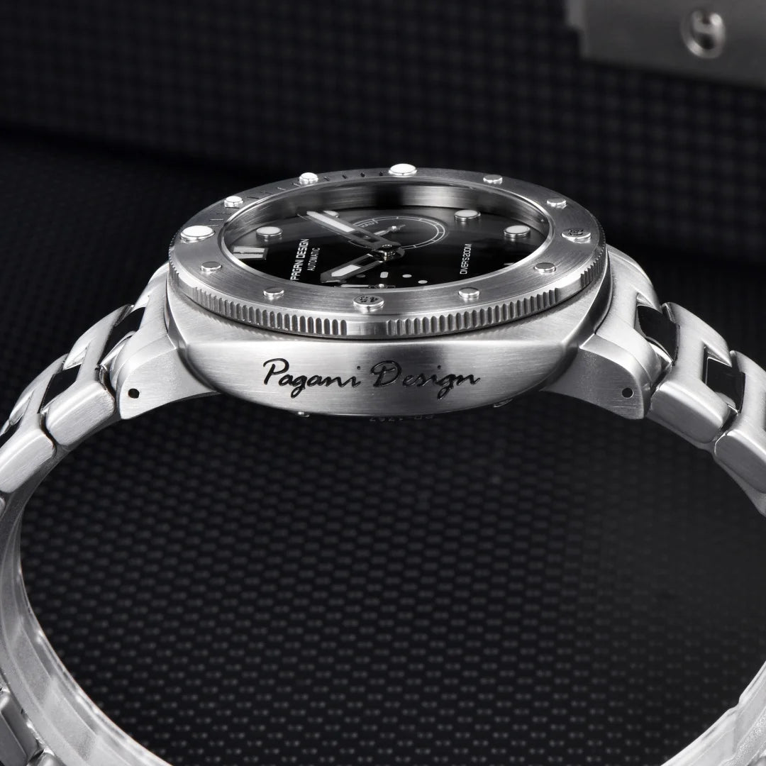 PAGANI DESIGN Men's Watches New Diver Automatic Mechanical Watch Sapphire Stainless Steel Sport 20 Bar Clock