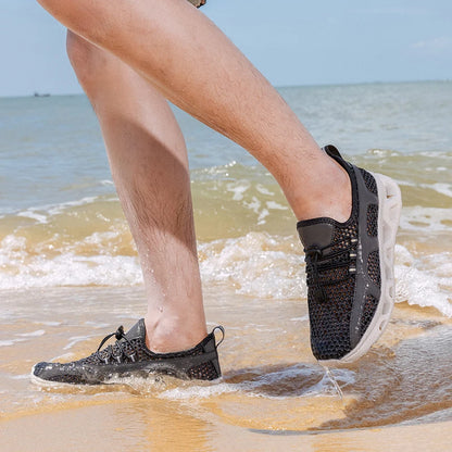 Hombres, mujeres, zapatillas de vadeo de secado rápido, transpirables, AquaIn Upstream, antideslizantes, para deportes al aire libre, resistentes al desgaste, zapatillas de playa, tallas 39-46