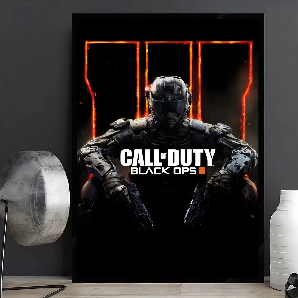 game Call of Duty Poster Posters Anime Room Decor Decoration Movie Backpack Wall Interior Music Wall Art