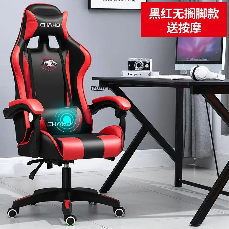Joylive WCG High-quality Leather Computer Gaming Chair Cafe Racing Chair for Office and Game Room