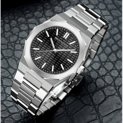 New 2026 Fashion Rare Specht & Söhne Men's Watch Ultrathin 38MM Steel Sapphire Crystal VH31 Quartz Wristwatch Relogio Masculino