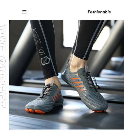 Uomo Donna Scarpe da acqua Scarpe acquatiche Scarpe drenanti Sport da spiaggia Sandali da nuoto Asciugatura rapida Canottaggio A piedi nudi Immersioni Pesca Surf Sneakers