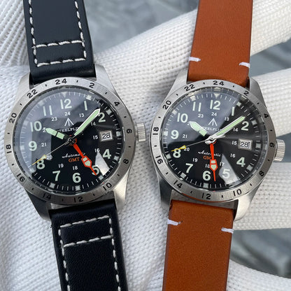 STEELFLIER Official SF792 GMT Mechanische Armbanduhr NH34 Uhrwerk Super BGW9 C3 Leuchtmasse 200M wasserdichte Luxus-Taucheruhr für Herren