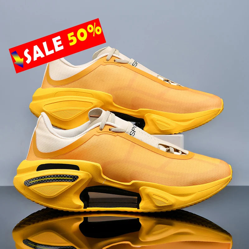 2026 New Men Sports Breathable Lightweight Comfortable Athletic Nonskid Sneakers Daily Leisure Shopping Walking Marathon Shoes