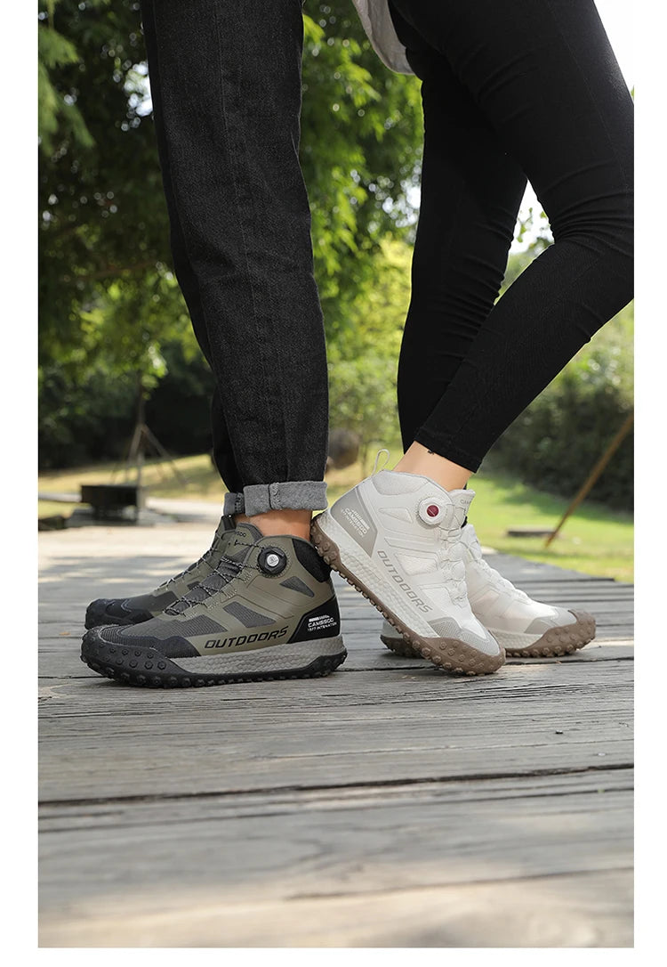 CAMSSOO Hiking Shoes Men Snow boots Outdoor Sports Climbing Shoes women Trekking Sneakers ankle boots hunting shoes travel boots
