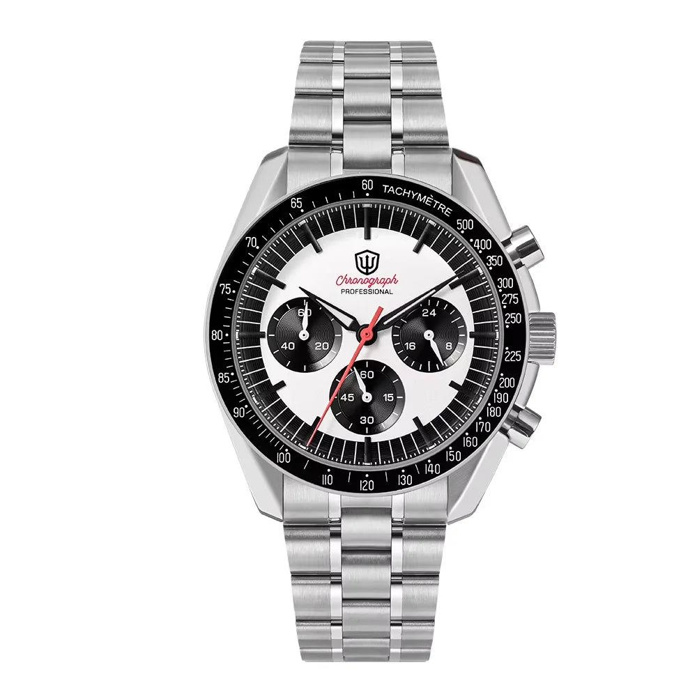 Watchdives New Wd1863 Quartz Men's Watch VK63 Chronograph Bubble Sapphire Waterproof 39Mm Steel Top Brand Luxury Business Watch