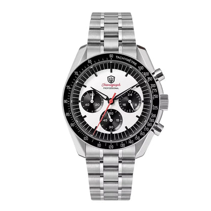 Watchdives New Wd1863 Quartz Men's Watch VK63 Chronograph Bubble Sapphire Waterproof 39Mm Steel Top Brand Luxury Business Watch