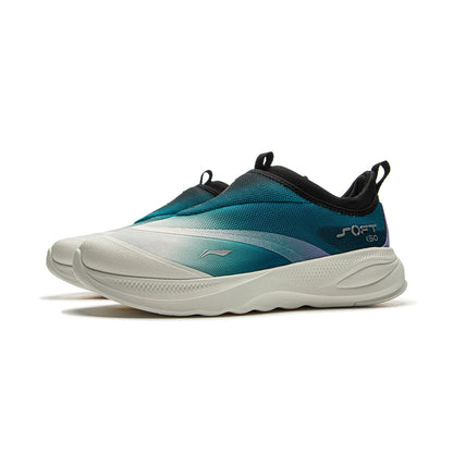 Li-Ning Men's SOFT GO 2 Walking Shoes COMFOAM Slip-On Soft Thick Heel Li-Ning Comfortable Wearable Sports Casual Shoes AGLV005