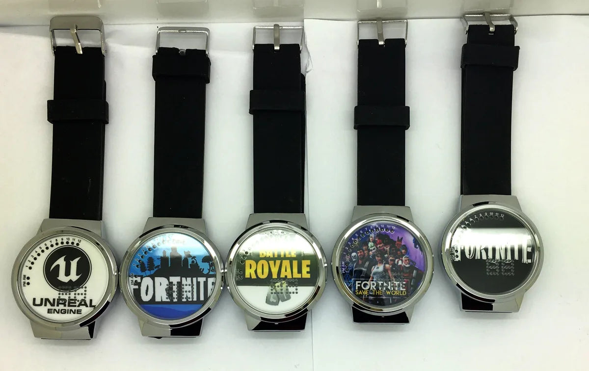 Fortnite Watch Cute Fashion Cartoon Personalized Kawaii Touch Night Light LED Student Electronic Watch Gift for Friends