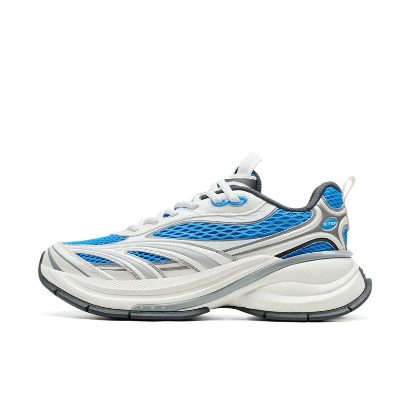Xtep Basque 3 Men's Sneakers, Retro Fashion, Breathable Luxury Height-Increasing Sports Shoes, Spring 2026, Model 874219320001