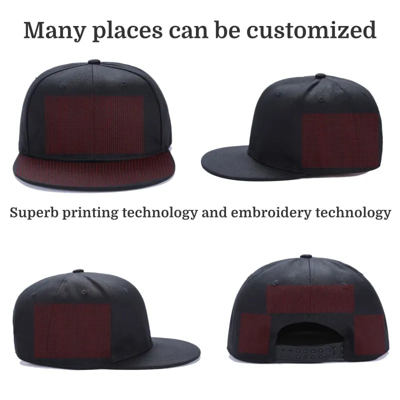 Men Women Custom Personalized Logo Caps Team Embroidery Printed Baseball Caps Fraternity Hats Fashion Outdoor Hip Hop Caps