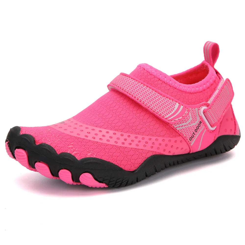Kids Aqua Shoes Summer Beach Five Fingers Barefoot Water Shoes Swimming Lightweight Non-slip Seaside River Children Sneakers