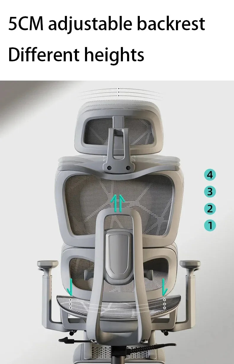 Electronic Gaming Computer Chair Adjustable Ergonomic Seat Back Support, Free Delivery Office Chair Wheelchair Furniture