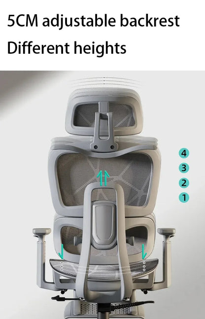Electronic Gaming Computer Chair Adjustable Ergonomic Seat Back Support, Free Delivery Office Chair Wheelchair Furniture