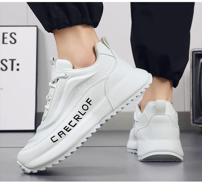 Merkbescherming: nieuwe lichtgewicht, antislip, ademende, slijtvaste hardloop- en sportschoenen voor heren, veelzijdig en geschikt voor vrijetijdsgebruik