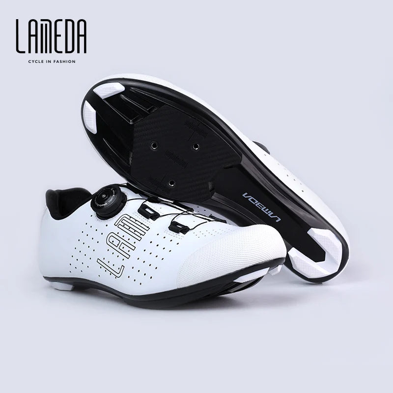 LAMEDA Pro kolesarske čevlje Lock Shoes cestno kolo moški in ženske trda podplat kolesarske čevlje MTB kolesarska ekipa Lock Shoes