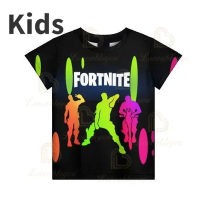 Red Jade Fortnite Anime Battle Royale 3D T-Shirt for Men Women Kids - Pelly T-Shirt Birthday Gift for Girls and Boys