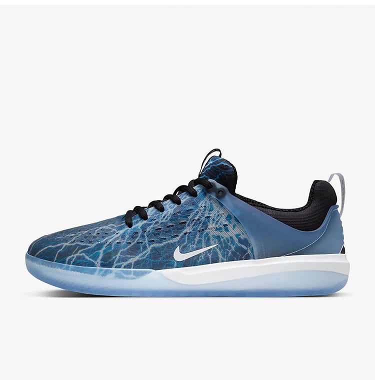 Nike Official Authentic SB Nyjah 3 Men's Fashion Lightweight Wear-Resistant Shock-Absorbing Sports Shoes FB2394