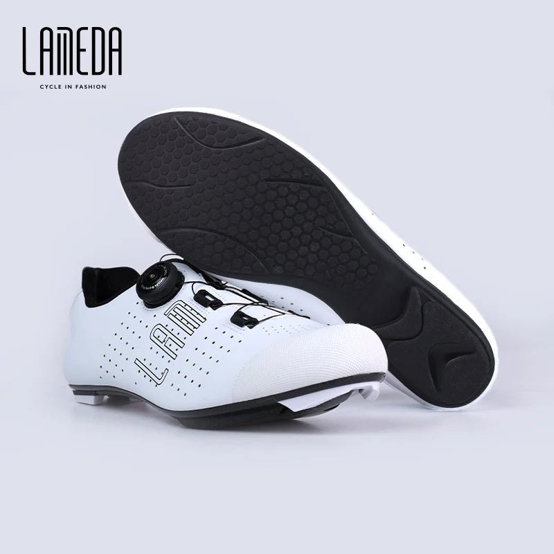 LAMEDA Pro kolesarske čevlje Lock Shoes cestno kolo moški in ženske trda podplat kolesarske čevlje MTB kolesarska ekipa Lock Shoes