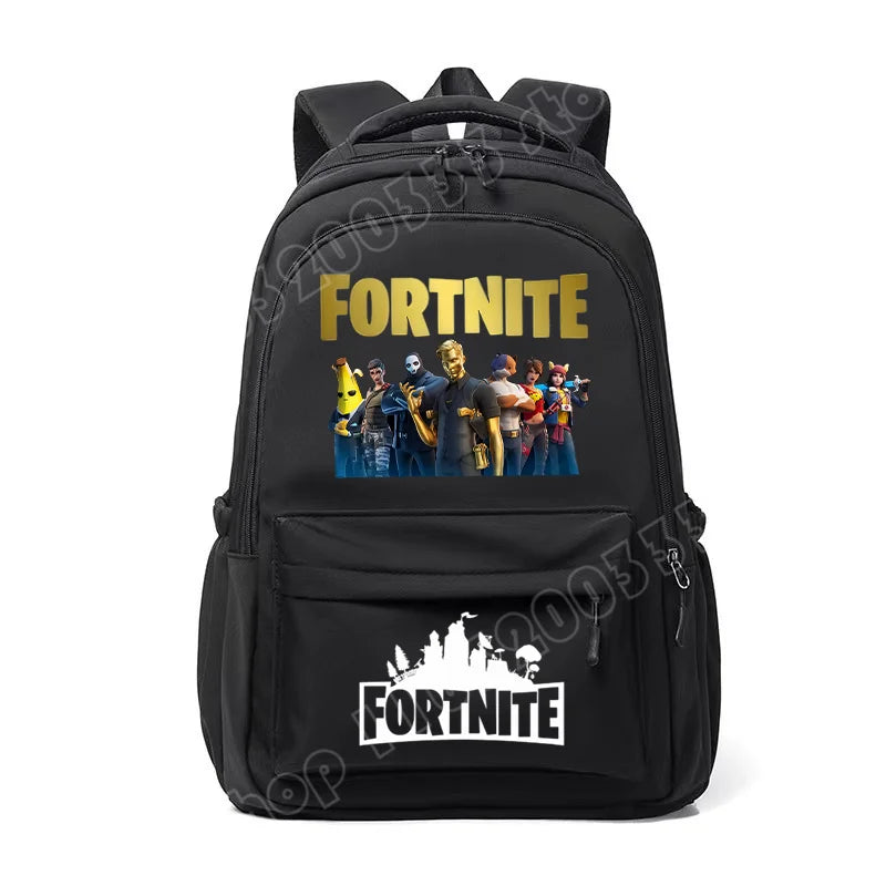 Fortnites Kids Backpack Portable Large Capacity Student Schoolbag Cartoon Printed Shoulder Bag School Supplies for Boys Gift