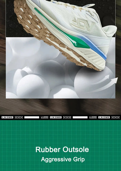 Li-Ning moški tekaški čevlji BEN XIAO za tek po terenu LN DWR, vodoodbojni, dihalni, stabilni, z oporo, LiNing gorski športni čevlji ARNV015