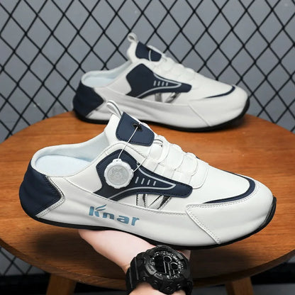 Platform-sneakers med åndbart, trendy mesh til sommeren, nye sports- og fritidssko til mænd i store størrelser 39-48