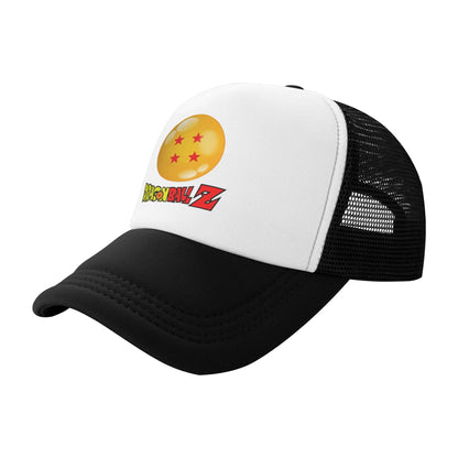 Dragon Ball Kid Buu Trucker Cap Unisex Hats Sun Caps Trucker Cap Adjustable Polyester Mesh Baseball Cap Summer
