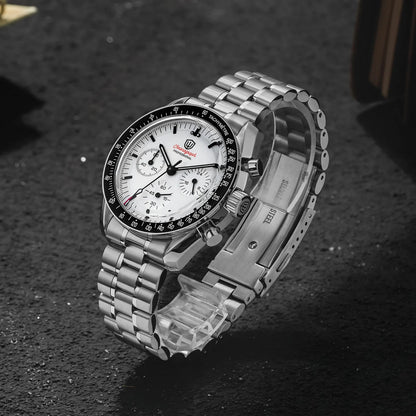 Watchdives New Wd1863 Quartz Men's Watch VK63 Chronograph Bubble Sapphire Waterproof 39Mm Steel Top Brand Luxury Business Watch