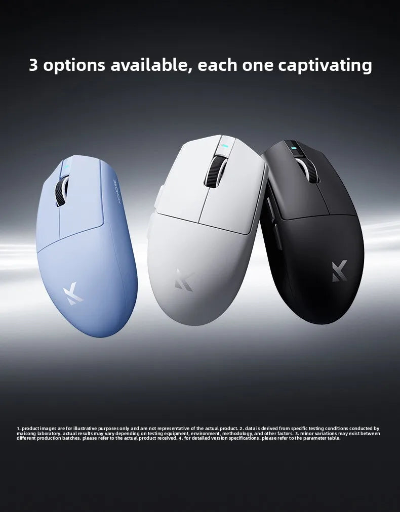 Ratón inalámbrico MCHOSE G3 V2 PRO Bluetooth trimodo ergonómico y ligero para portátil, oficina, gaming y accesorios de ordenador