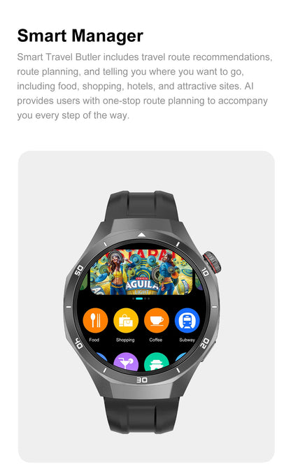 2026 New Watch 5 Pro Genuine Smart Watch GPS Map Navigation NFC Call 32GB memory Clock Built-in Video Music playback Smart Watch