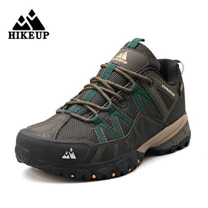 HIKEUP Sneakers traspiranti, ammortizzate e antiscivolo - Scarpe da trekking da uomo - Scarpe da corsa e trekking - Scarpe da montagna per attività all'aperto da uomo