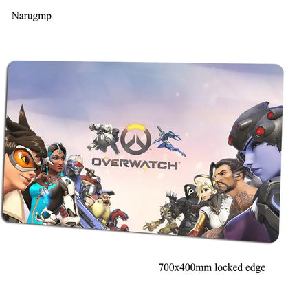 Podloga za miš Overwatch 700x400x3mm, gaming podloga za miš, anime stil, za ured i prijenosno računalo, podloga za stol, poklon za dječaka, podloga za PC gamere
