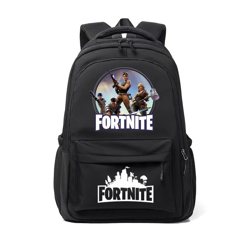Fortnites Kids Backpack Portable Large Capacity Student Schoolbag Cartoon Printed Shoulder Bag School Supplies for Boys Gift