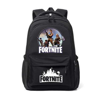 Fortnites Kids Backpack Portable Large Capacity Student Schoolbag Cartoon Printed Shoulder Bag School Supplies for Boys Gift