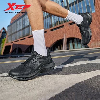 XTEP Running Shoes Men's 2025 Summer Mesh Breathable Comfortable Wear-Resistant Sports Shoes, Commuting Casual Shoes 875319110025