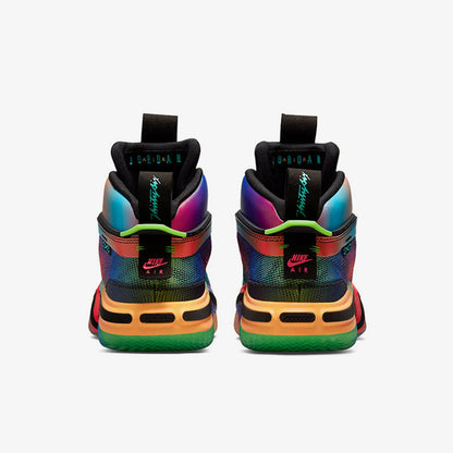 Nike Authentic Jordan Unisex Rainbow Mid-Top strapazierfähige Basketballschuhe DN4200-064