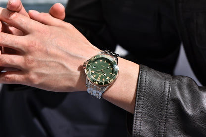 PAGANI DESIGN 2026 New V2 Waves 200M Relógio de mergulho automático masculino de luxo, cristal de safira, relógio de pulso masculino AR