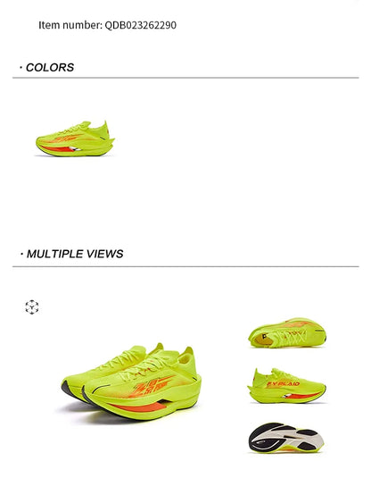 QIAODAN Feiying Plaid 3 Carbon Plate Men's Running Shoes 2026 Marathon Racing Sneakers Rebound Cushion Athletic Shoes QDB023262290
