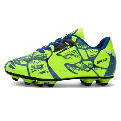 Vaikų futbolo bateliai „Sports Society Field“ berniukams, futsalo, greiti, salės sportiniai bateliai, originalūs bateliai su kaiščiais, futbolo bateliai