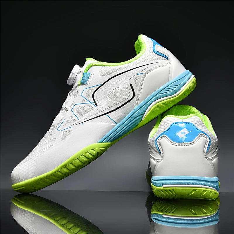Exceptional Anti Slip Table Tennis Shoes for Men and Women with Blue Outdoor Gym Ping Pong Practice and Professional Shoes