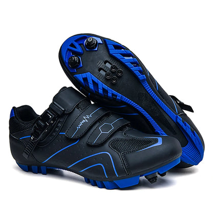Pantofi de mountain bike pentru bărbați, pantofi de ciclism cu cataramă rapidă, compatibili cu pedalele cu sistem SPD, pentru interior și exterior, pantofi MTB pentru femei
