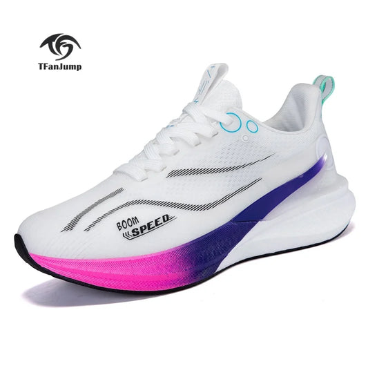 2025 Men's and Women's Professional Carbon Plate Marathon Running Shoes Shock Absorption Ultra-light Stable Support Sports Shoes