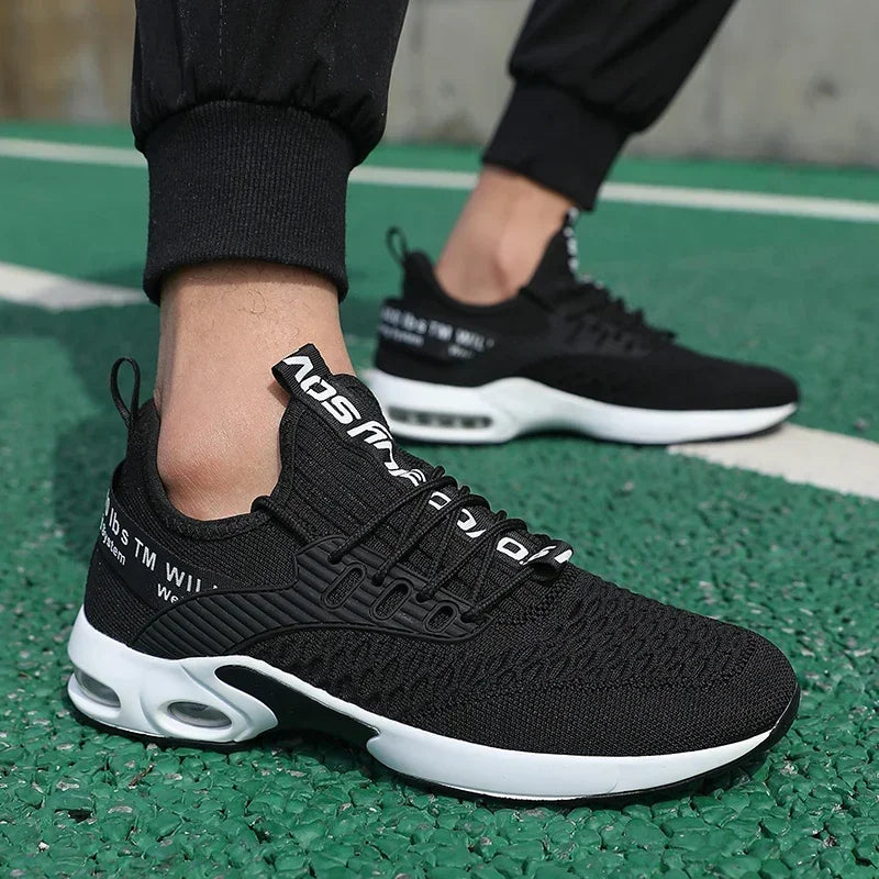 Moški športni čevlji z debelo podplatjo in modnim dizajnom, zračni in udobni čevlji, čevlji za pohodništvo na prostem, Zapatillas Hombre De Segu