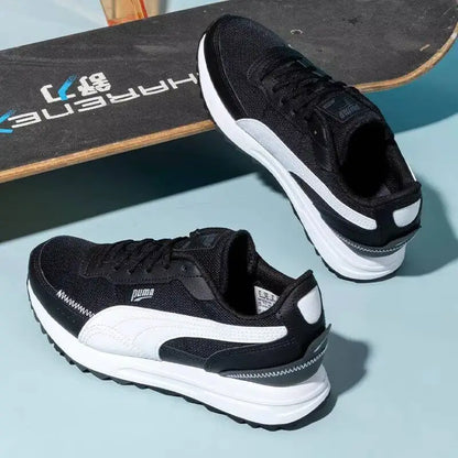 Nouvelles baskets PUMA unisexe noires et blanches style rétro 397432-04 pour la marche décontractée 2026