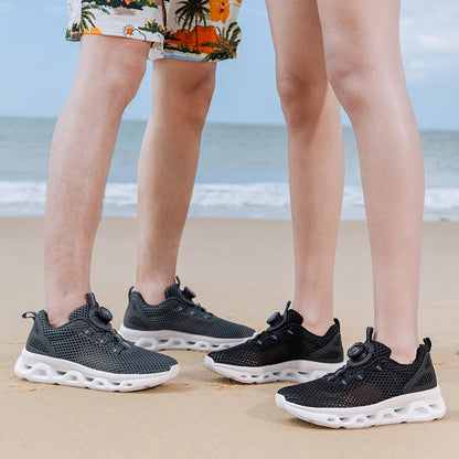 2026 Men and Women Quick-Dry Wading Shoes, Water Breathable AquaIn Upstream Antiskid Outdoor Sports Wearproof Beach Sneakers, Sizes 39-46