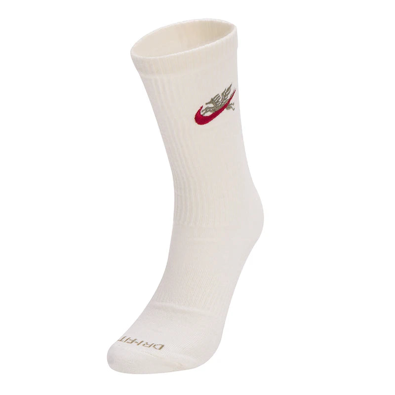 Nike Men's Socks, Women's Socks, Nike Breathable Sweat-Absorbent Sports Socks, Basketball Socks, Fashionable and Versatile Casual Socks Iq3433-133