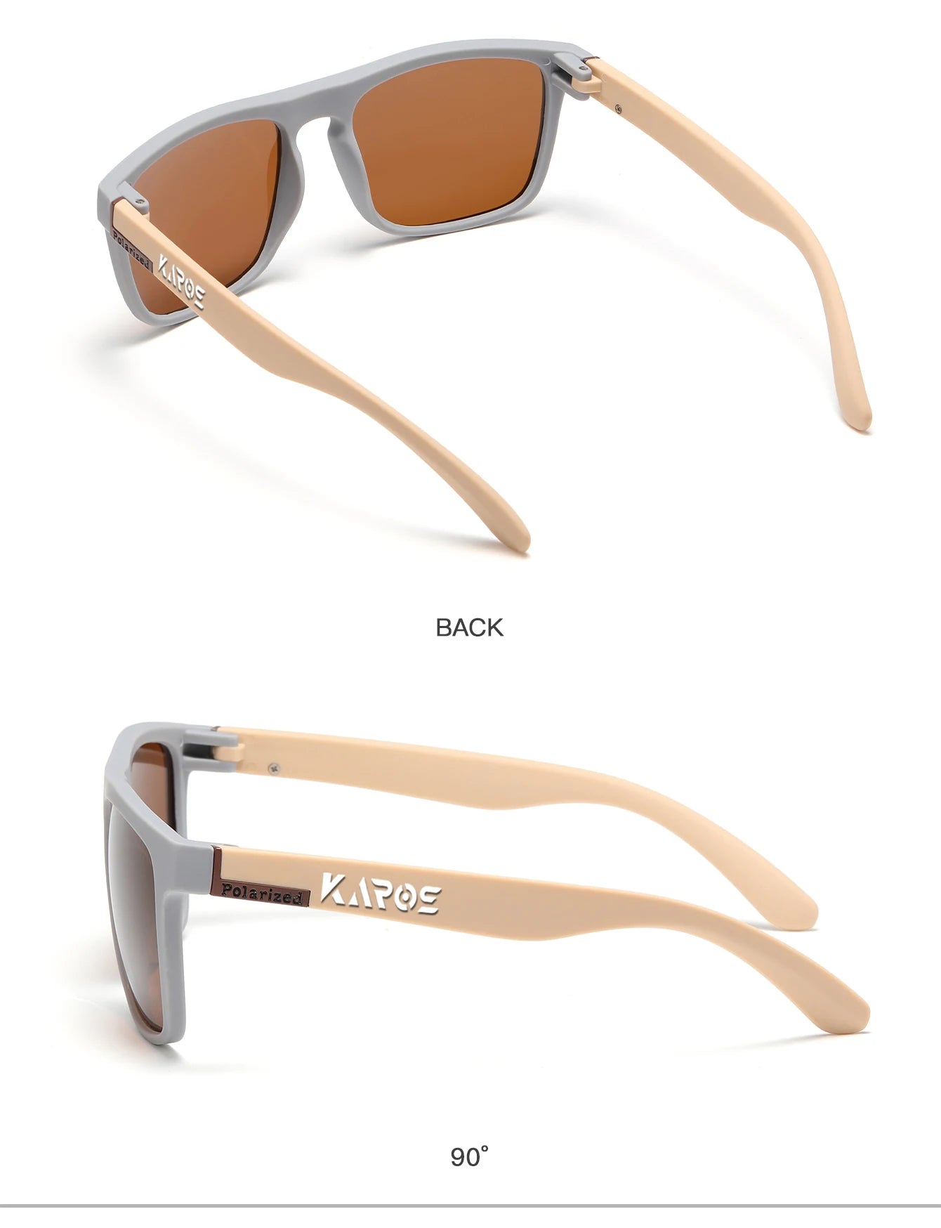 KAROS Polarized Sunglasses Unisex Car Driver Anti-Glare Goggles Outdoor for travel fishing beach UV400 eyeglasses