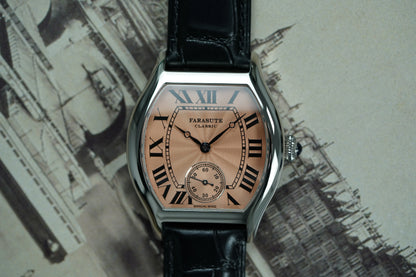 FARASUTE New Classic Hangzhou Customized Movement Manual Mechanical Watch Men's Sapphire Crystal Small Second 50m Waterproof Watch